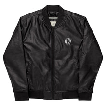 Load image into Gallery viewer, Leather Bomber Jacket