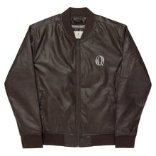 Load image into Gallery viewer, Leather Bomber Jacket
