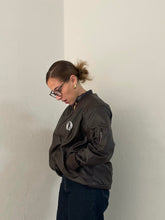 이미지를 갤러리 뷰어에 로드 , Leather Bomber Jacket
